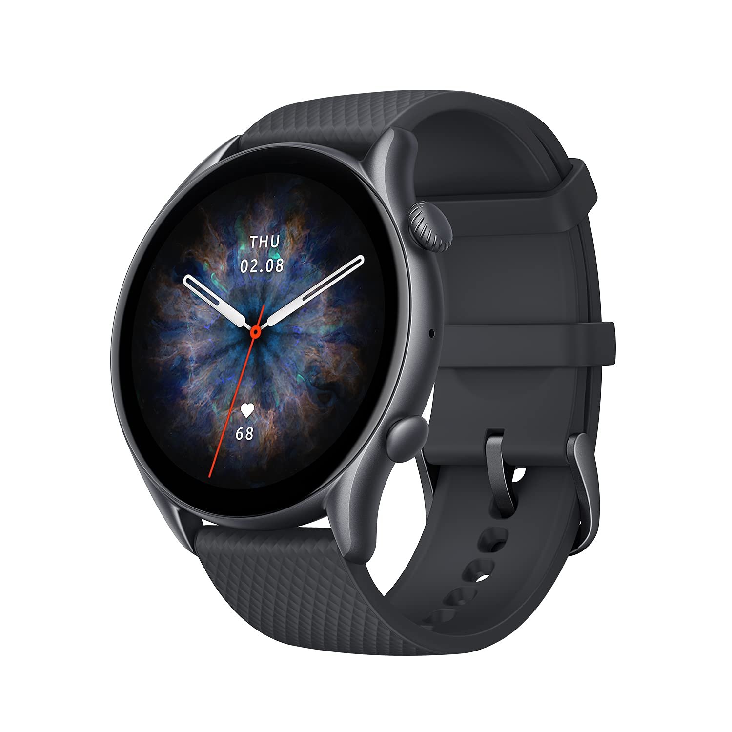 61LeyQw4qbL._SL1500_ Amazfit GTR 3 Pro Smart Watch (46mm, Infinite Black) - Image 1