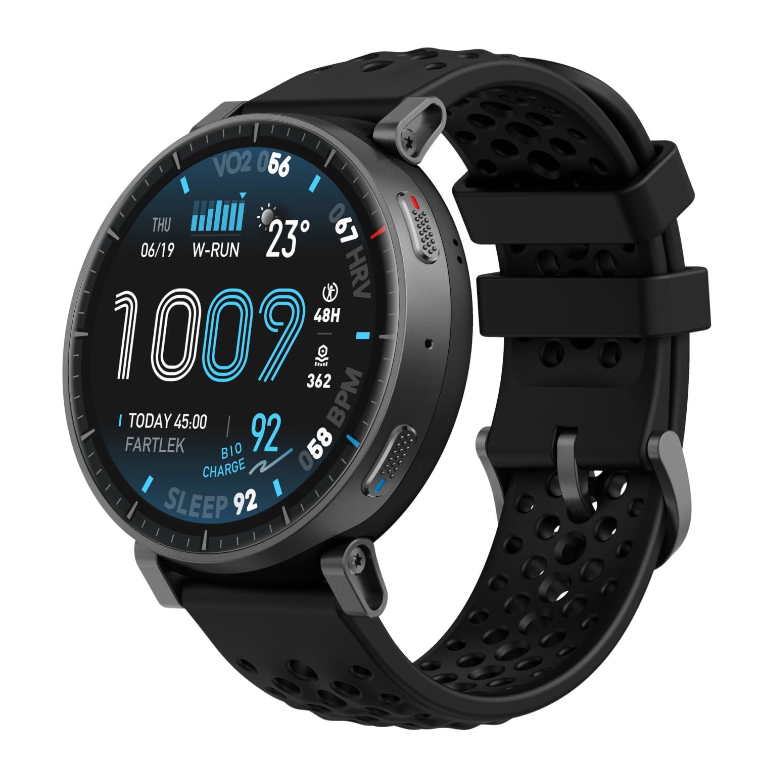 61eLhGc40TL._SL1500_ Amazfit Active Max Smart Watch (Black) - Image 1