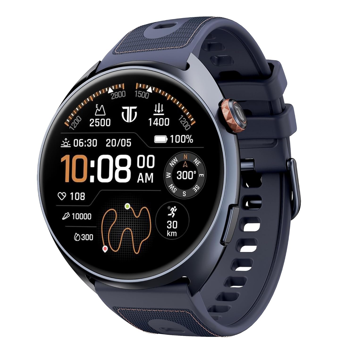 716xIruI4SL._SL1500_ (1) Titan Celestor 2.0 Smartwatch (Orion Blue) - Image 1