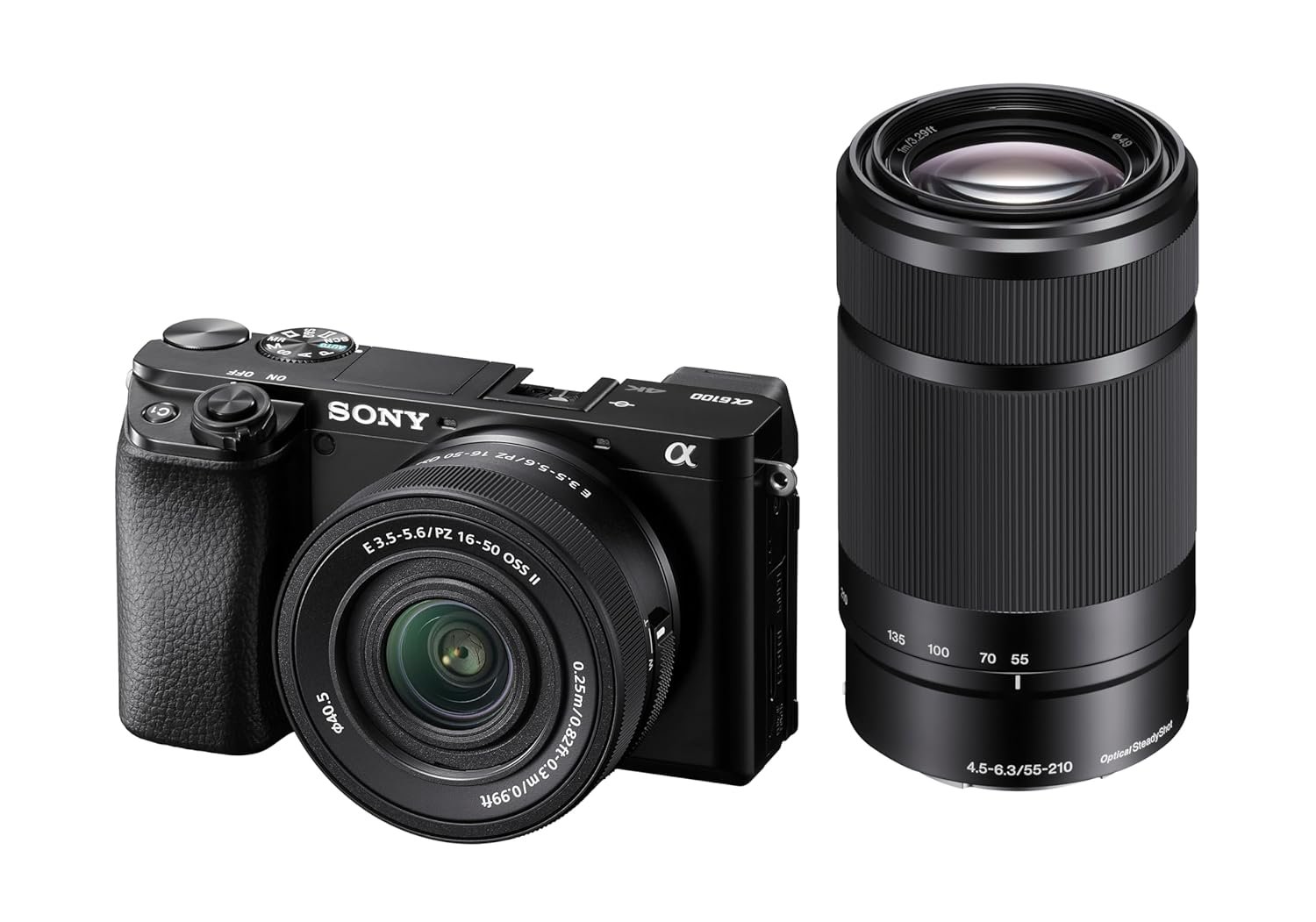 71SsP7PGEVL._SL1500_ Sony Alpha ILCE-6100X Mirrorless Camera with Dual Lens Kit - Image 1