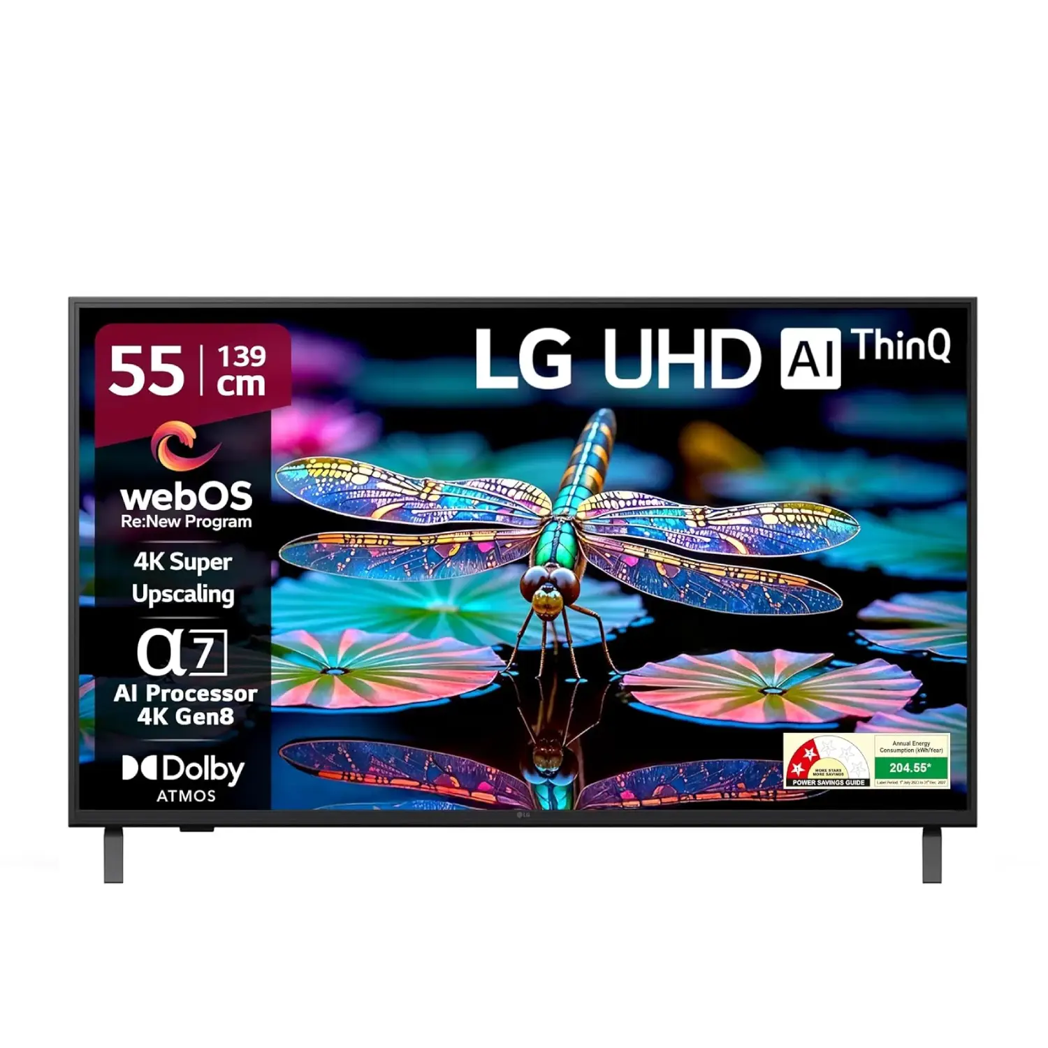 LG-Smart-TV.webp LG 139 cm (55 inches) UA82 Series 4K Ultra HD (3840 x 2160) - Image 1